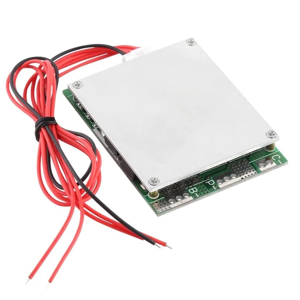 4S 100A 12V BMS Battery Protection Board with w/Balance LiFePO4 Lithium Iron Phosphate Charging Controller LFP4