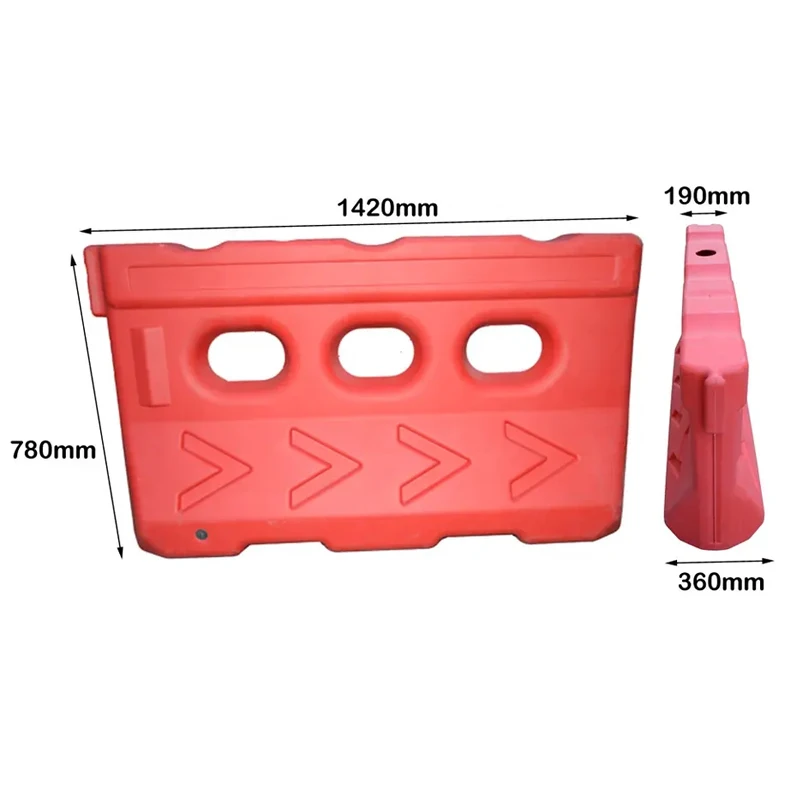 Cheap Price Driveway Blowing Moulding Plastic Jersey Traffic Safety Water Filled Barrier