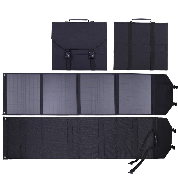 High Efficiency Outdoor Portable Solar Generator Waterproof 100W Foldable Solar Panel Charger For Camp