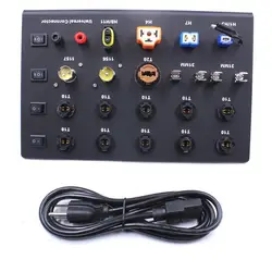 Led Car Light Desktop Auto Lamp Display Board T5 T10 T20 1156 led bulb test board for H1 H3 H4 H7 9005  headlight