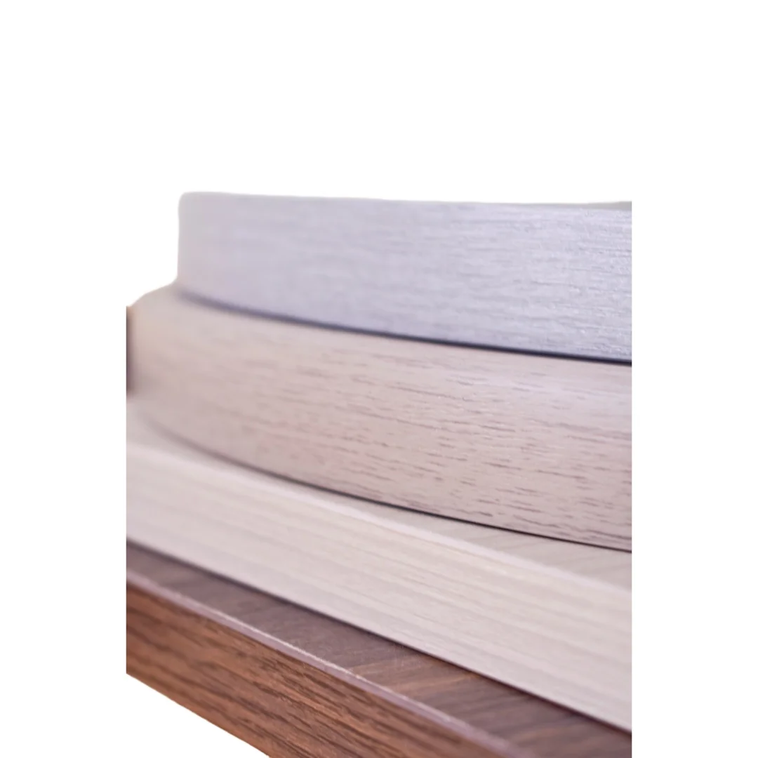 2024 High Quality Wood Grain Edge Banding Strip Latest PVC Material for Wooden Board Edge Trimming
