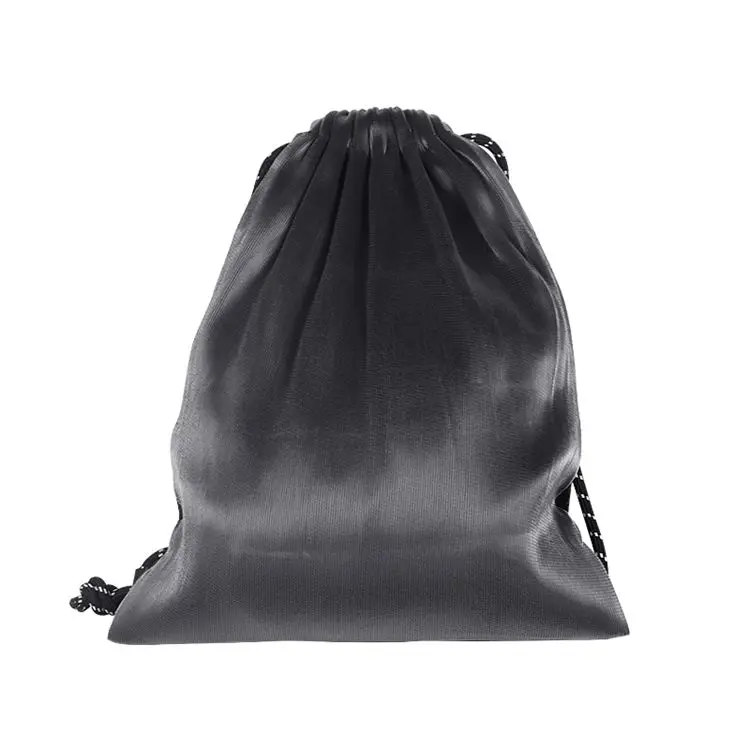 Unisex APP Control Music Activated LED Backpack LED Light Up Fiber Optic Drawstring Backpack Bag For Music Festival Rave Party