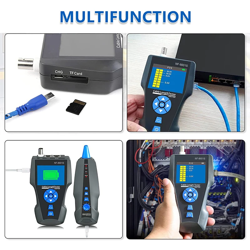 Universal Wire Harness Cable Test Lan Tester Network Cable Tester Poe Ping Tester