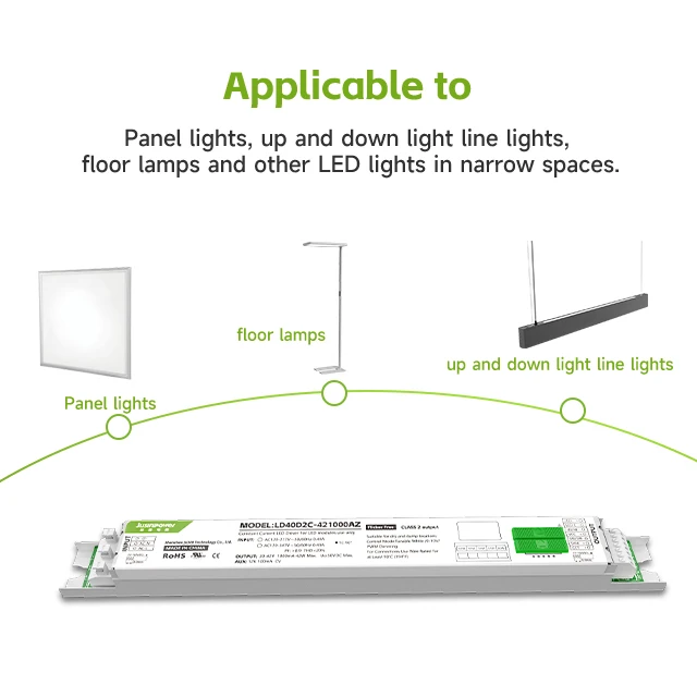 40 Вт 1000mA коммерческий свет двойной источник питания глубокий затемнение пять цветов программируемый светодиодный драйвер