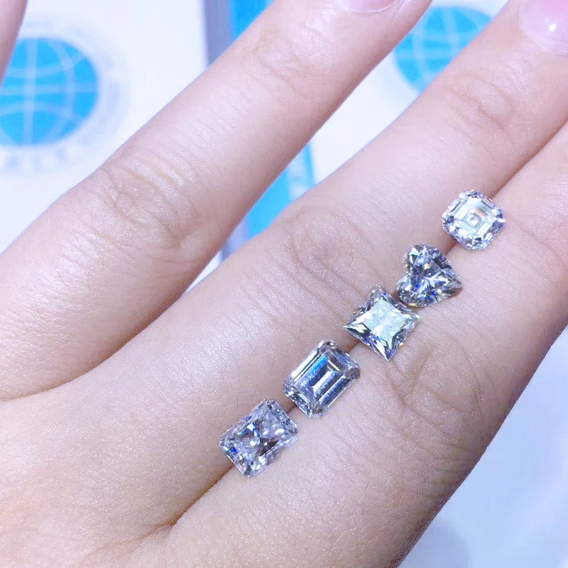 VVS Moissanite GRA Certificate Wholesale Price 6.5mm 7mm 7.5mm 8mm Round Loose Moissanite Diamond White Moissanite Gemstone