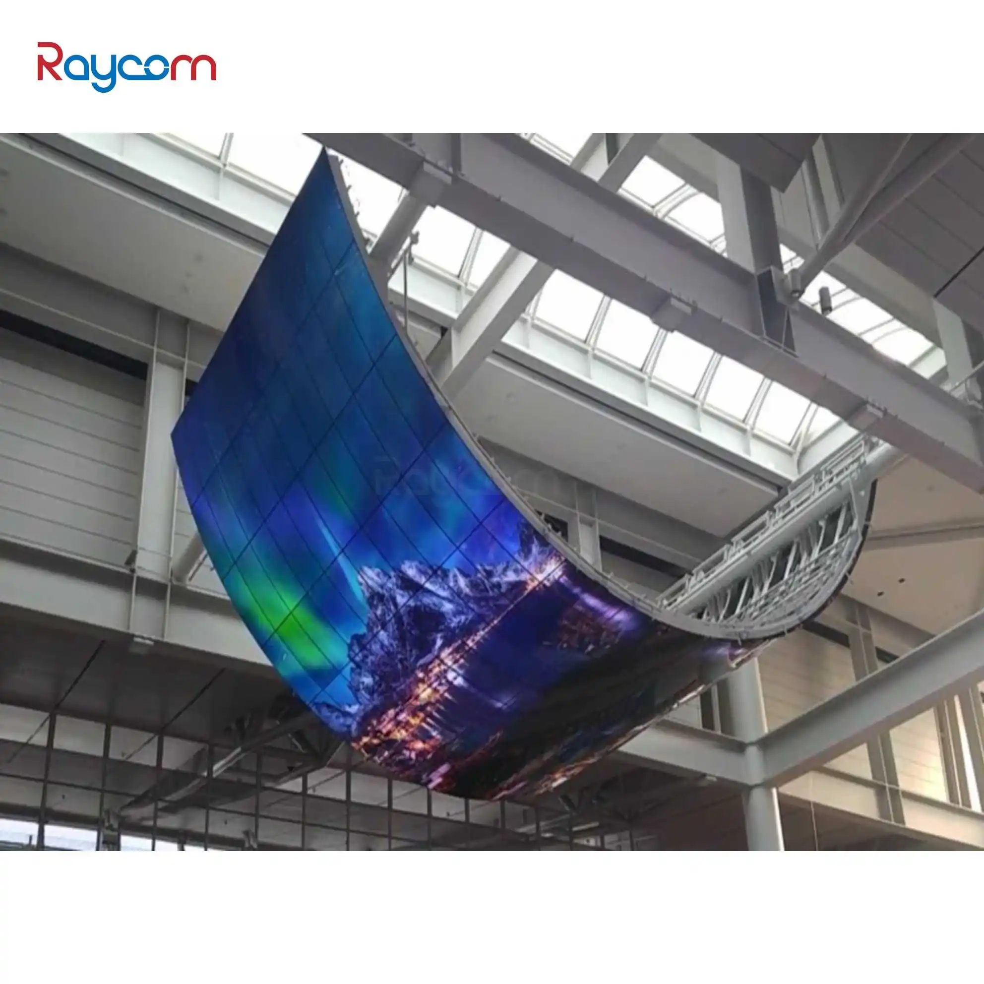 Raycom Commercial Advertising Machine 32 45 50 55 Inch OLED LED Display Screen Transparent Outdoor Use with SDK Function OEM