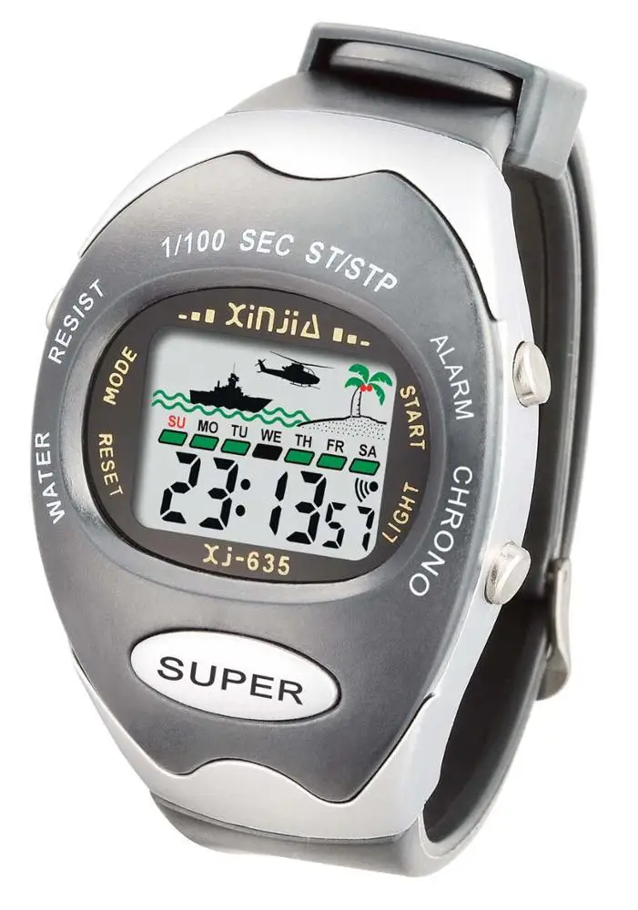 low price nice electronic Sport Digital brand automatic  chain wrist watch for men