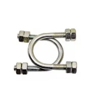 DIN3570 304/316 Stainless Steel Carbon Steel Zinc Plated High Strength U Type U-shaped Screw Nut U Bolt for trucks