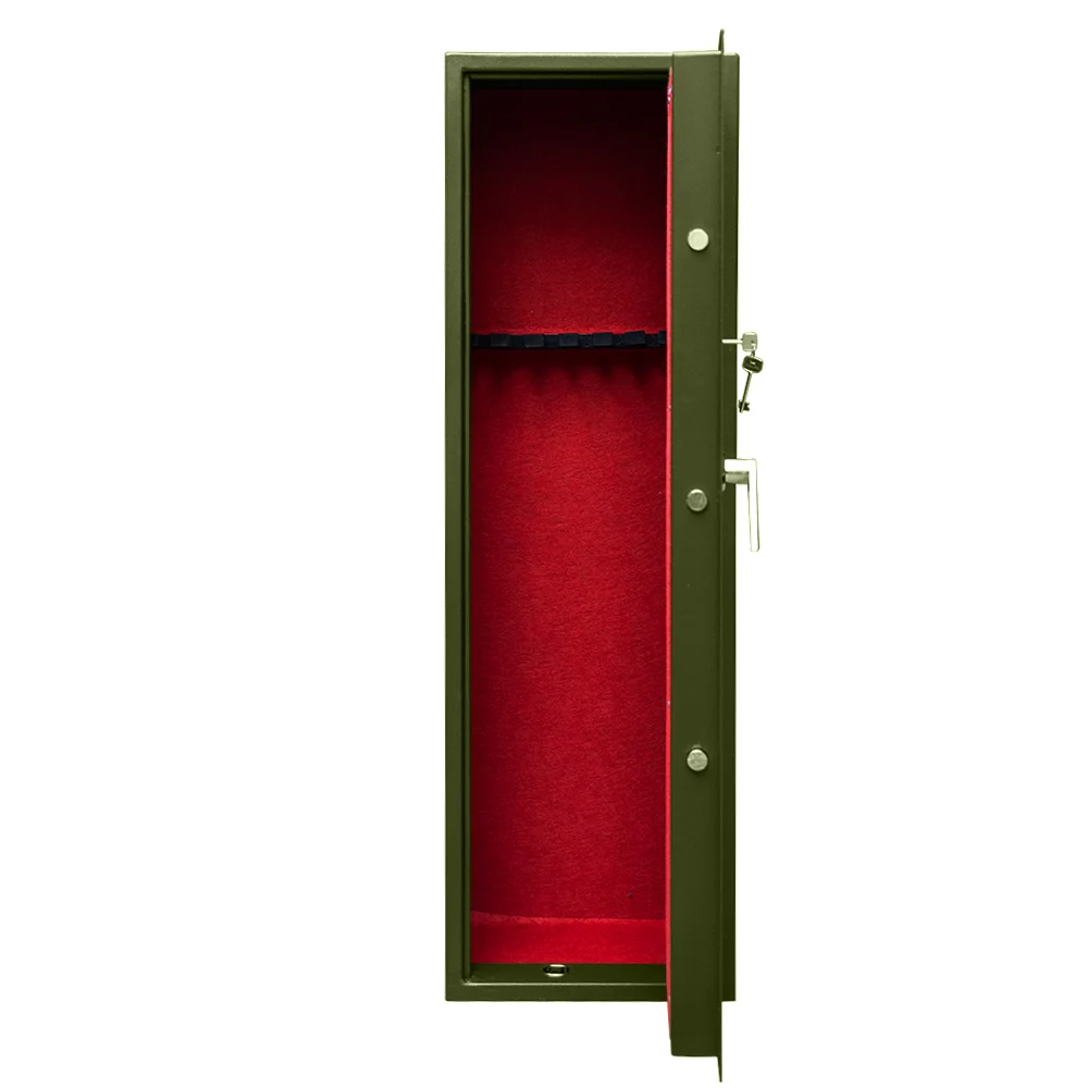 Large 7 gun Safe Cabinet mechanical lock safes guns box Storage Cabinet with handle
