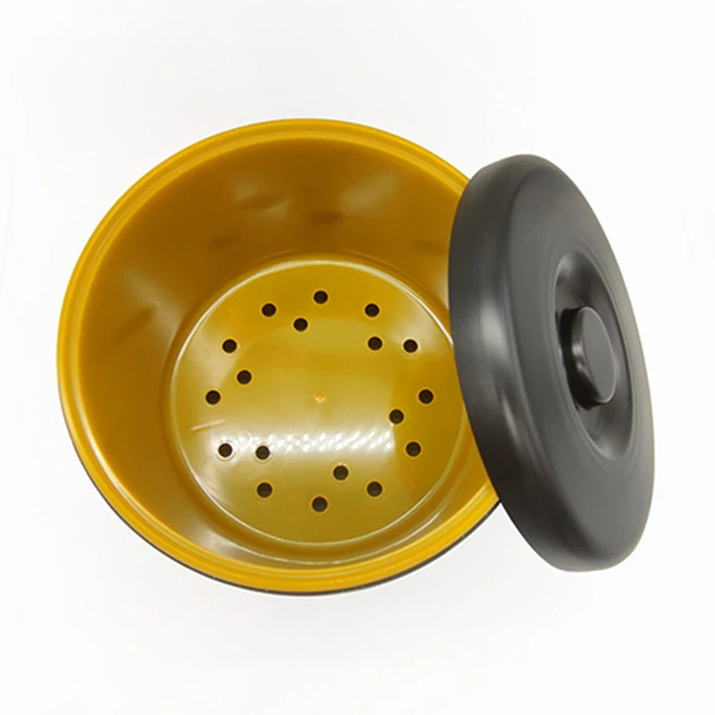 Круглое ведро для пива и льда, пластиковое ведро с крышкой, 10 л