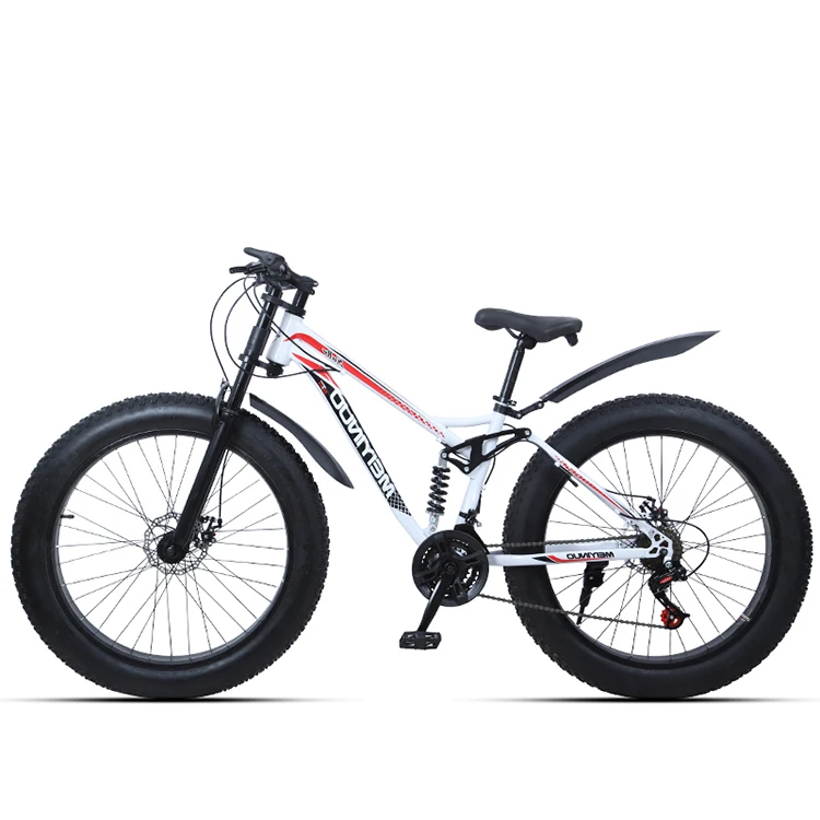 Full Suspension Adult Fat Tire Speed 29 Inch Mtb Frame Downhill white Cycle Snow Mountainbike Fat Bike Bicycle Mountain Bike