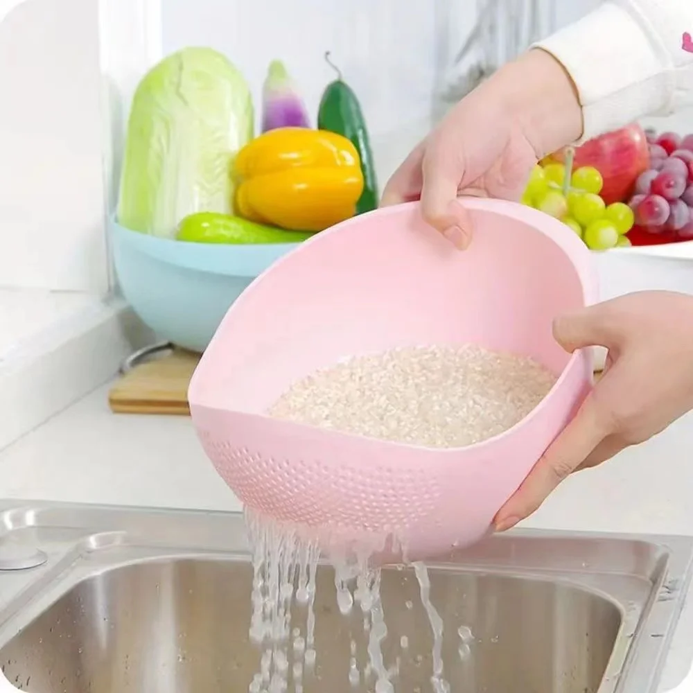 Прочная пластиковая кухонная раковина дуршлаг эффективное ситечко для фруктов овощей риса мойка