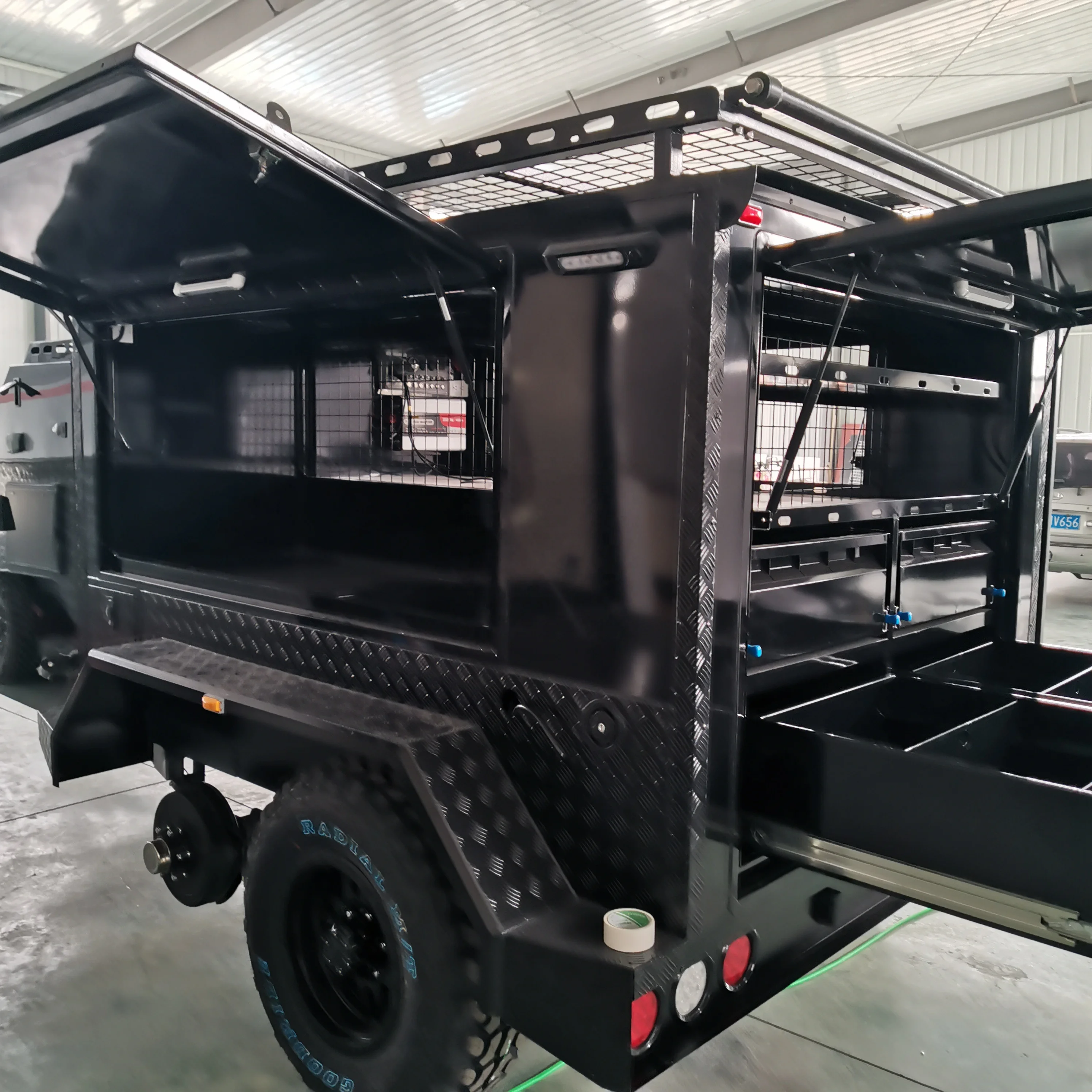 AU standards dual axle builder trailer