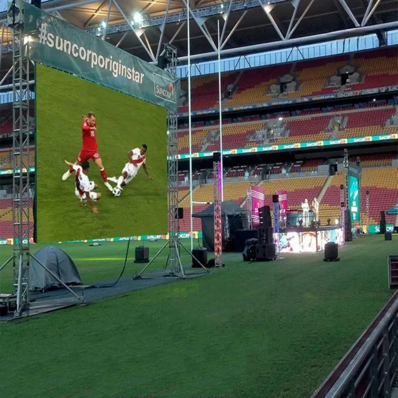 Outdoor P4 P5 P6 P8 P10 10mm Waterproof SMD LED Display Screen Sports LED Video Wall Panel for Football Soccer Field