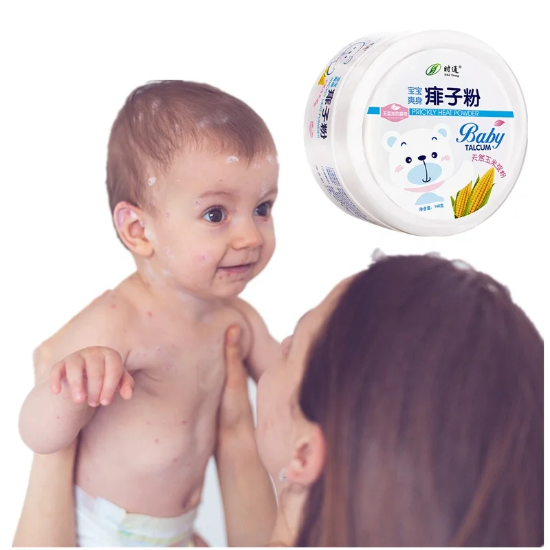 
 Впитывающий пот анти колючий нагрев натуральный кукурузный крахмал порошок  