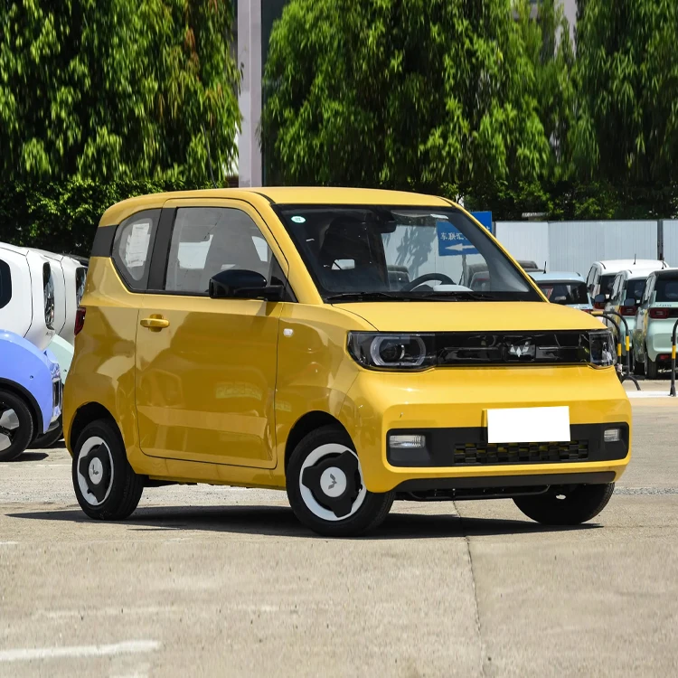 New Car Auto Chinese Manufacturer High Speed Wuling Hongguang Mini Electric Ev Car / Wuling Mini Ev