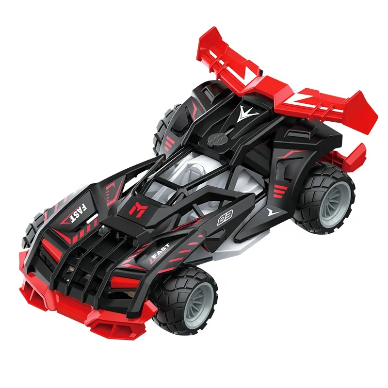 High-Speed 2.4G RC Car 1:16 Scale Spray 6-Channel Remote Control Drift Car Electric Hobby Metal Model for Children