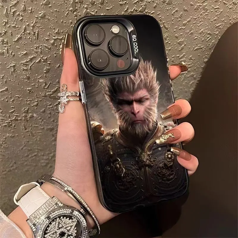 Black Myth Wukong Pattern Phone Case for Iphone Anti Drop and Shockproof Protection for Phone