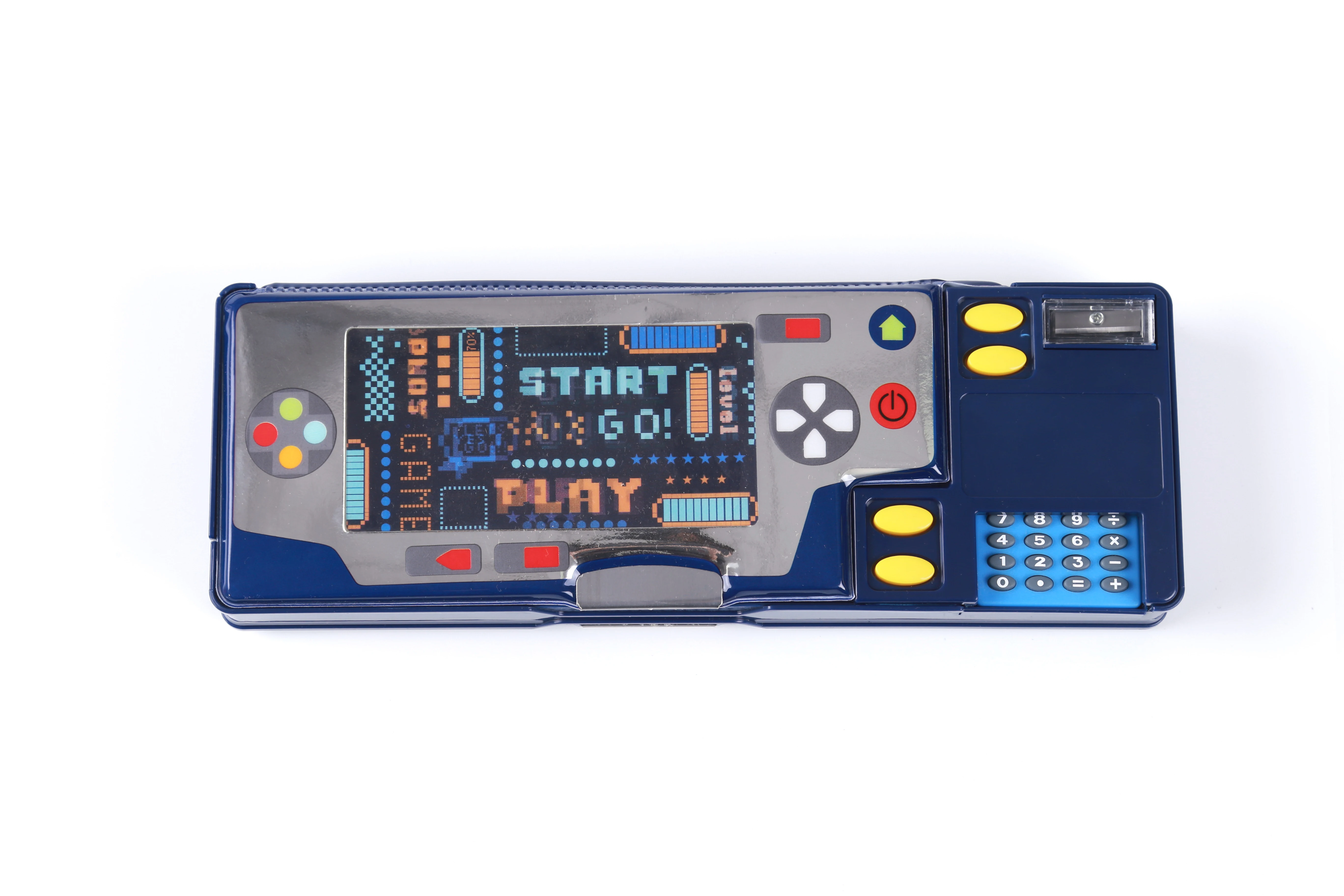 Выдвижной Магнитный пластиковый пенал с calcuator, многофункциональный пенал, распродажа OEM