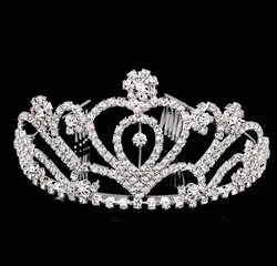 Manufacturers wholesale wedding bride headwear rhinestone crown hair accessories wedding accessories