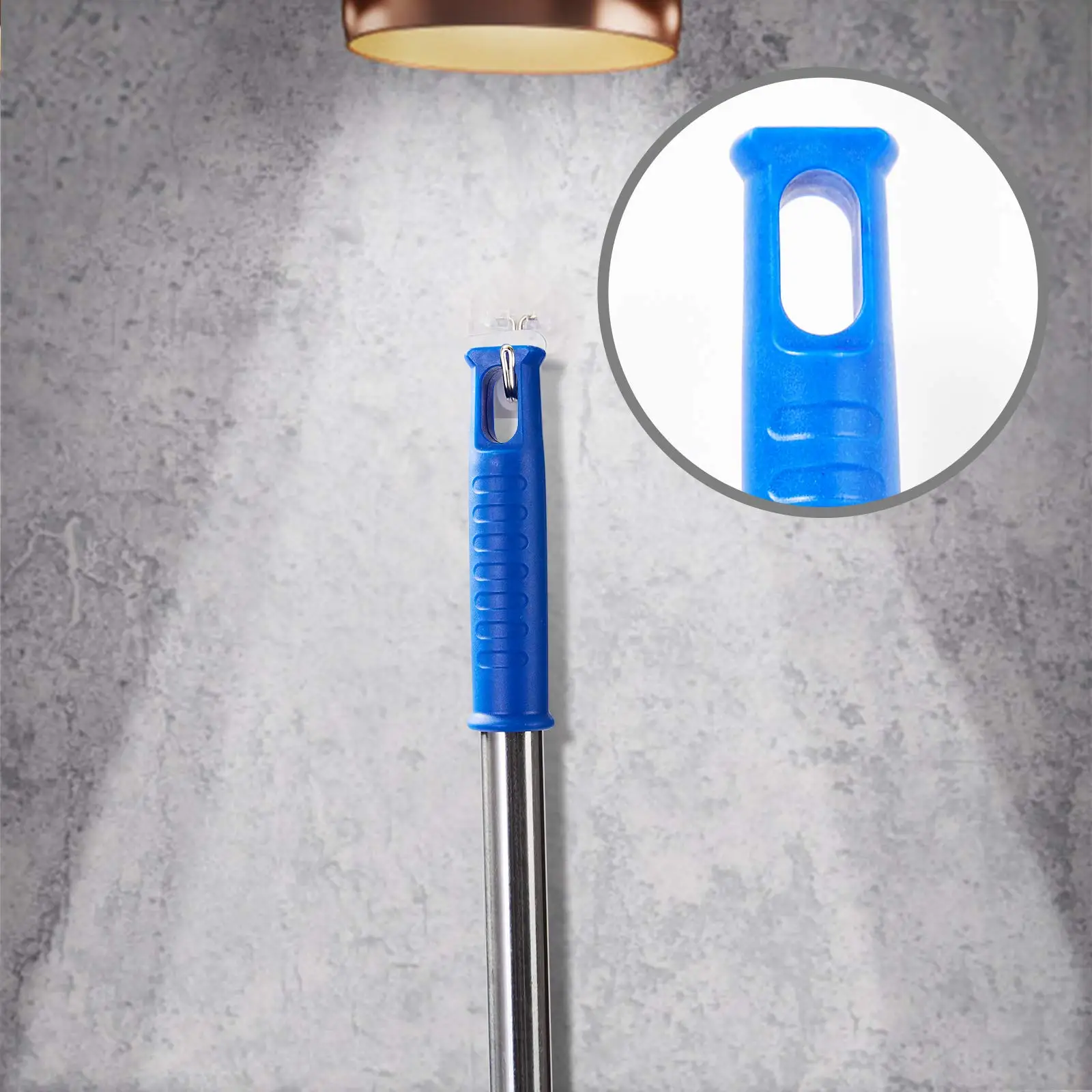 Cobweb cleaning ceiling cobweb cleaning brush Blue 2pcs/set Ceiling Fan Duster cobweb broom for ceiling clean