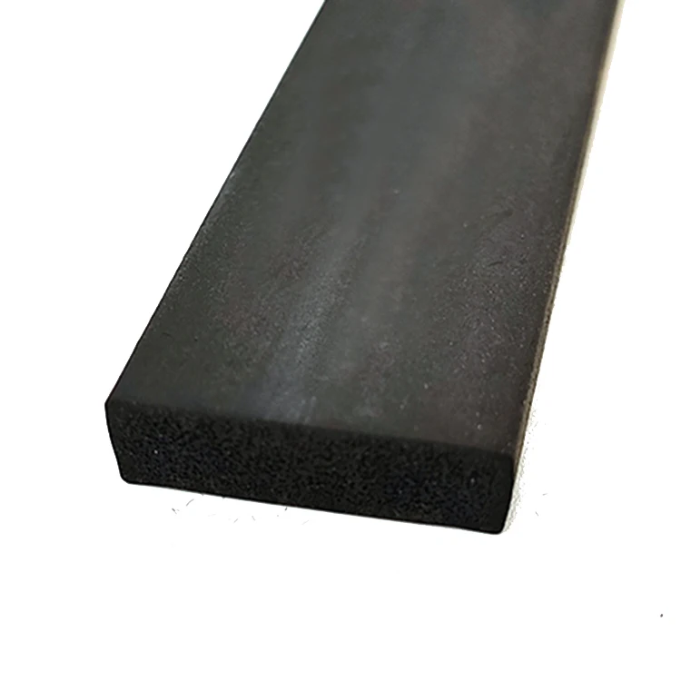 OEM ODM customized extruded black EPDM foam /sponge rubber round rubber strips Rubber rope