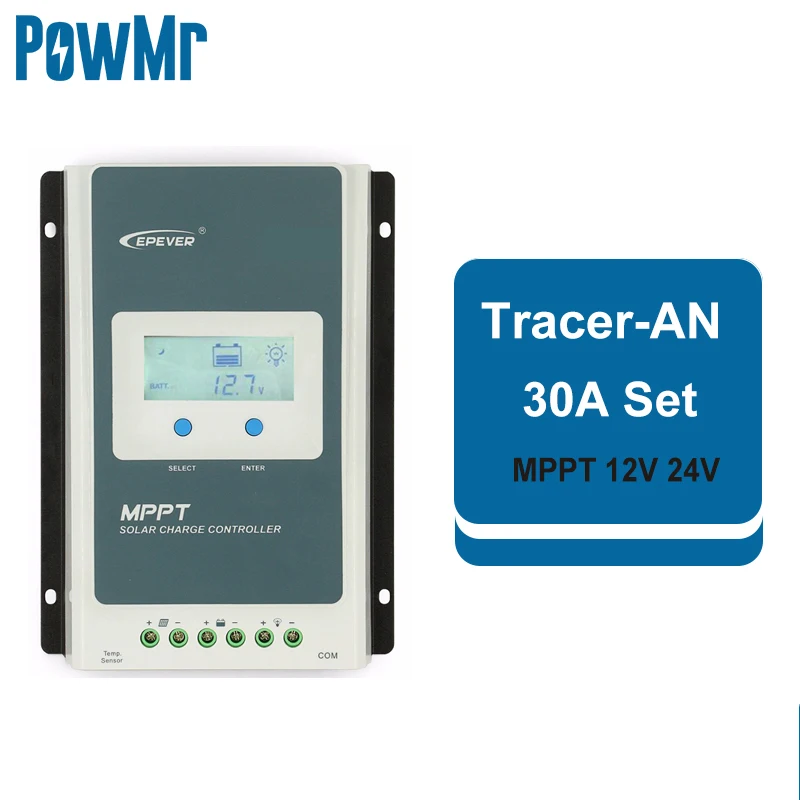 Epever Tracer3210AN Solar Regulator 10A/20A/30A/40A 12V/24V Auto MPPT Solar Charge Controller for Solar Panel System