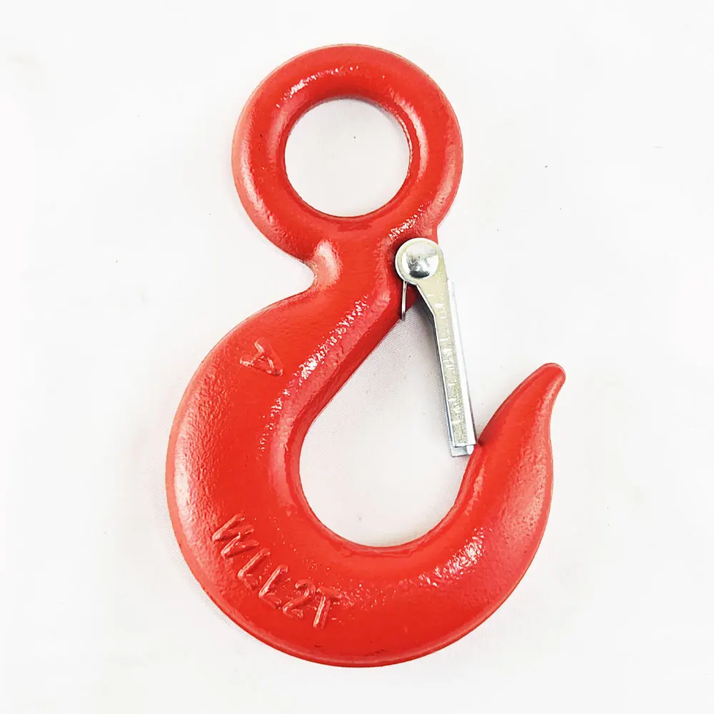 Eye Sling Hoist Lifting Crane Hook with Safety Latch