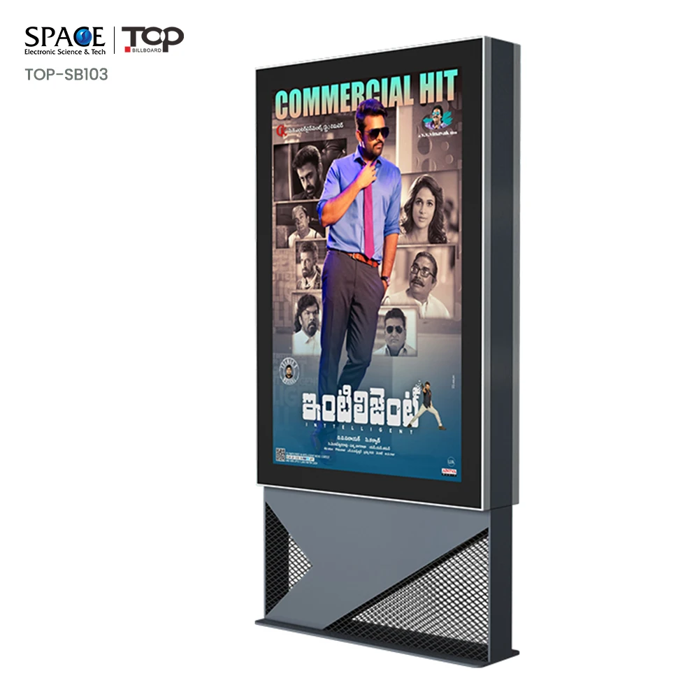 Outdoor Roadside scrolling light box electrical kits LED Lighting advertising light box