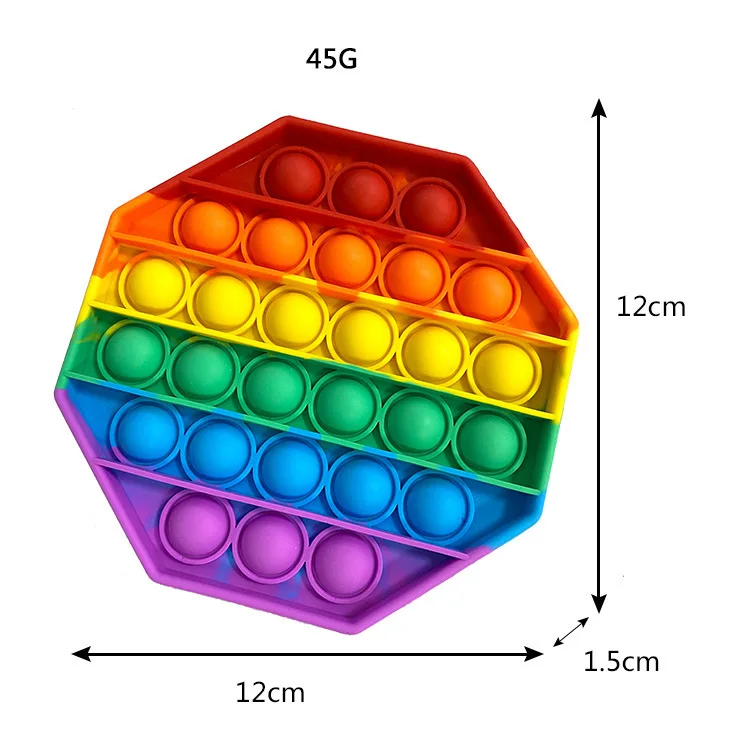 Toys Pop Fidgets Pack Poppet Figit Sensory Toys Popit Popits Popper Poppers Stocking Stuffers for Kids