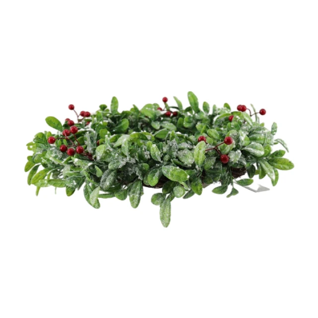 Wreath Supplies Wholesale  Red Berry Artificial Wreaths Front Door All Season Christmas Wreath For Indoor