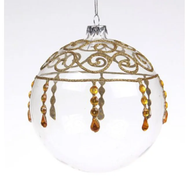 Duoyou Factory Custom Home Decorative Beautiful boxed Glass Ornaments Christmas Ball