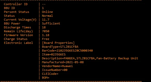 Прямая Заводская поставка батарея BBU STLZ01CFBA 0235G6ES для Huawei OceanStor S5500 S3900