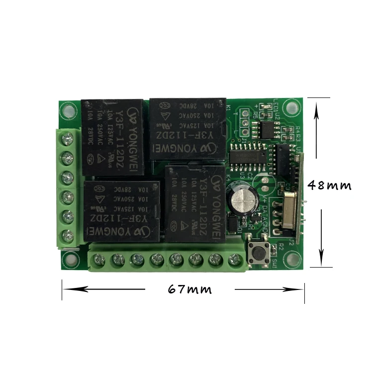 Universal receiver smart home door wireless controller