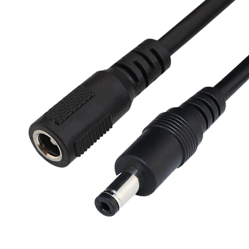 5521 5.5*2.1mm DC Power Cable 5.5 x 2.1mm Male to Female DC Power Extension Cable 12v 24v Power cord
