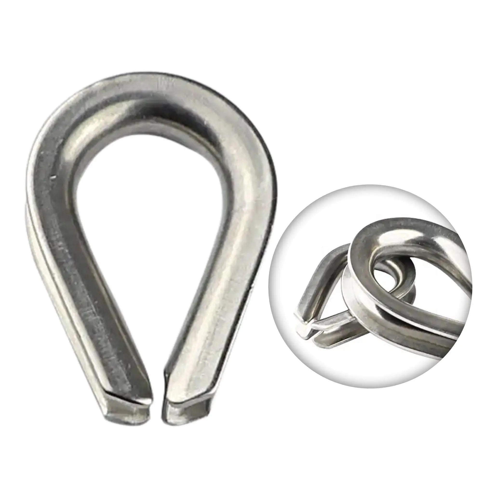 High Quality Hot Dip Galvanized European Type Wire Rope Thimbles