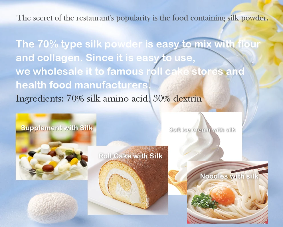 Adult Health Plant Extract Japan Silk Sports Supplement Powder