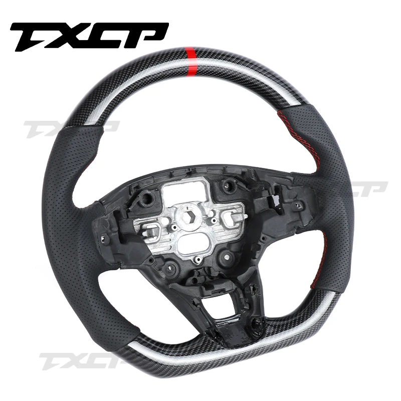 Fit For Fiesta Focus RS ST Forreth Edge Ranger Focus Mk2 Mk3 Mk4 Mk8 Carbon Fiber Steering Wheel