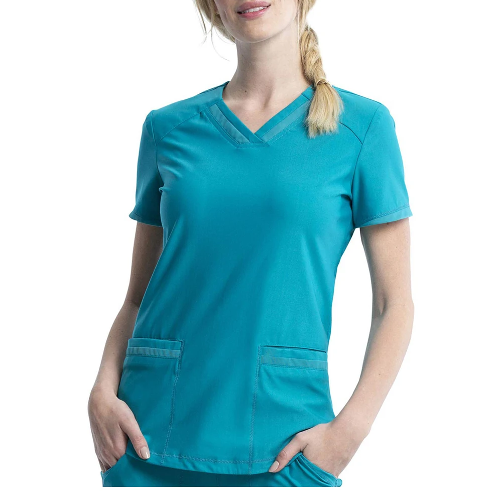 Best quality customize doctors and nurses work out clothing women t shirt nursing uniforms shirt scrubs nurse uniform
