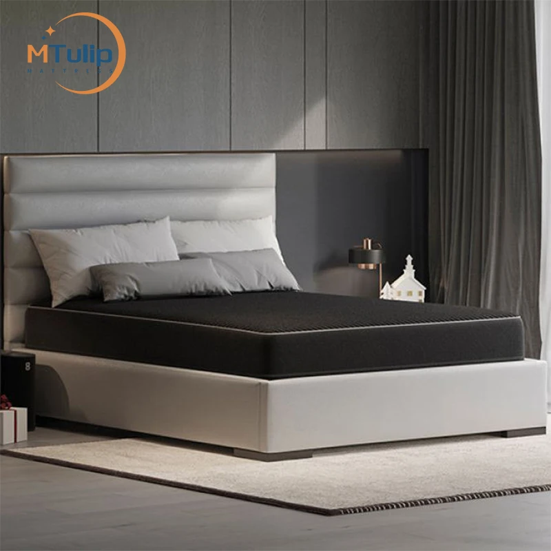 Factory Cheap Mattresses In A Box Single Double Queen Fireproof Foam Pocket king size bed hotel quality spring mattresses