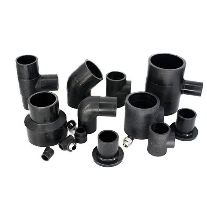 HDPE Butt Fusion Fittings Elbow Tee Equal Tee Pipe Fittings Plastic Fittings
