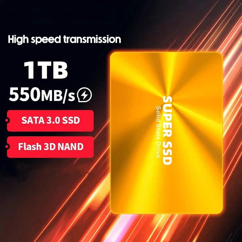 2023 New Design 2.5-inch High Speed Transfer 1TB Desktop Notebook Universal Solid State Drive SSD Card Hard Drives