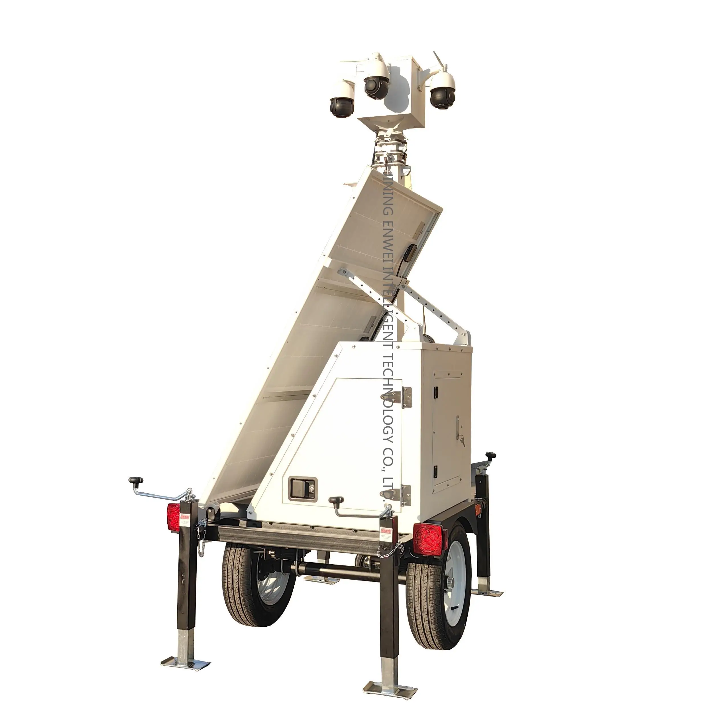 Mobile CCTV camera solar trailer price