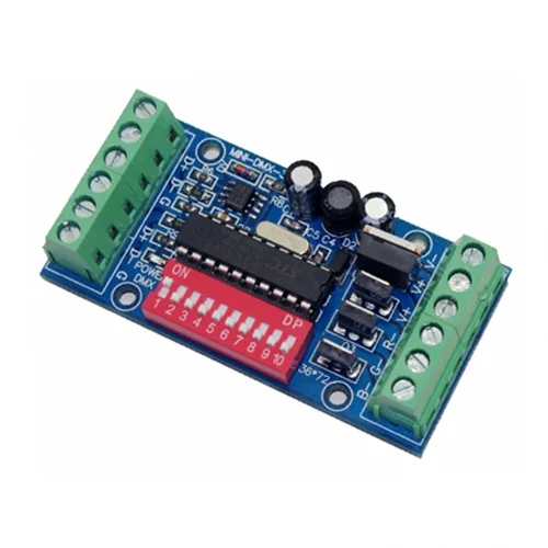 3/4/6/8/9/12/18 channel 5A/ch dmx decoder Constant voltage