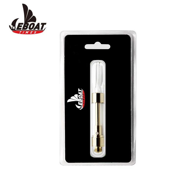 Трендовый продукт 2021 года, картридж для масла CBD, картридж для вейпа Eboattimes C10 с прозрачным наконечником, 1 мл