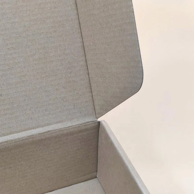 Branded Raw Brown Paper Postage Kraft Paper Eco Friendly Mailing Mailer Shipping Boxes