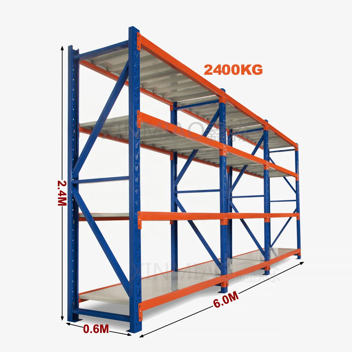 Xinmiao Medium Duty Storage Rack Metal Warehouse Industrial High Quality Shelf Longspan Shelving