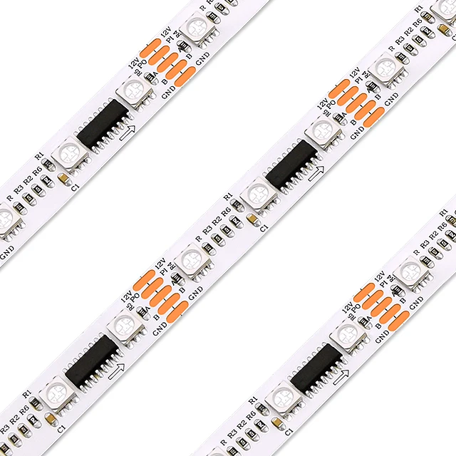 Сменная гибкая лента Dmx Dream Color dlence Rgb 512 вырезанная Пиксельная Ip20 Flex 12 В Rgbw Светодиодная