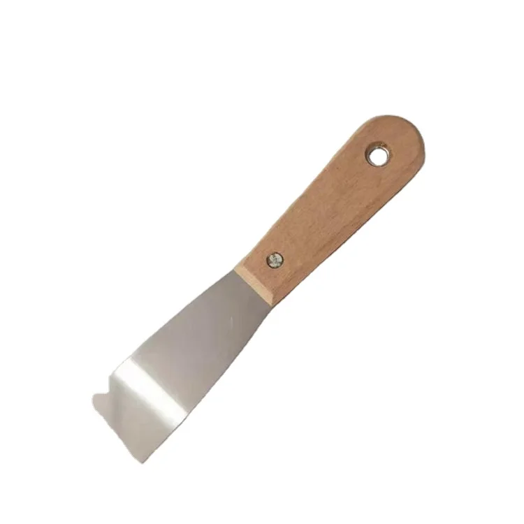 
Scraper clipped wooden handle carbon steel mirror polished blade china building putty knife 