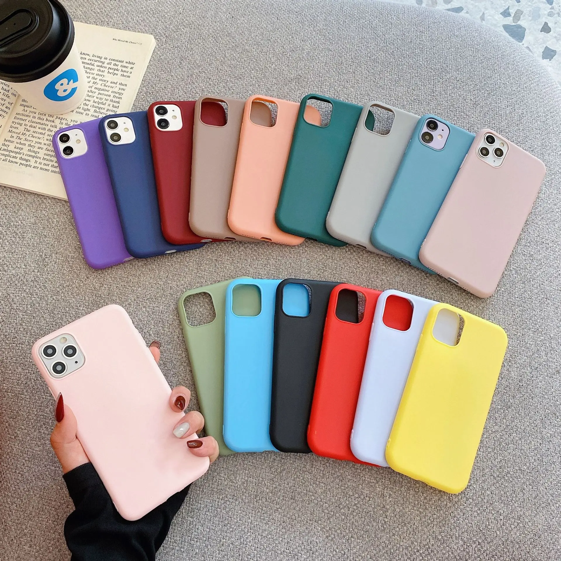 Soft TPU Phone Case Cover For iPhone 14 13 12 11 Pro Max XR XS MAX 7 8 Plus